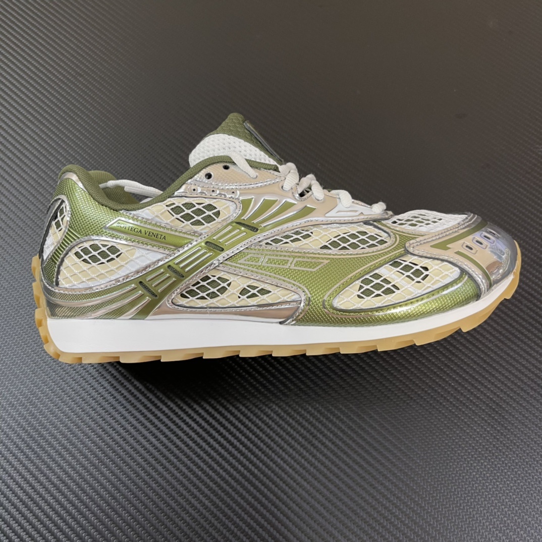 Bottega Veneta Orbit Sneaker Olive Green